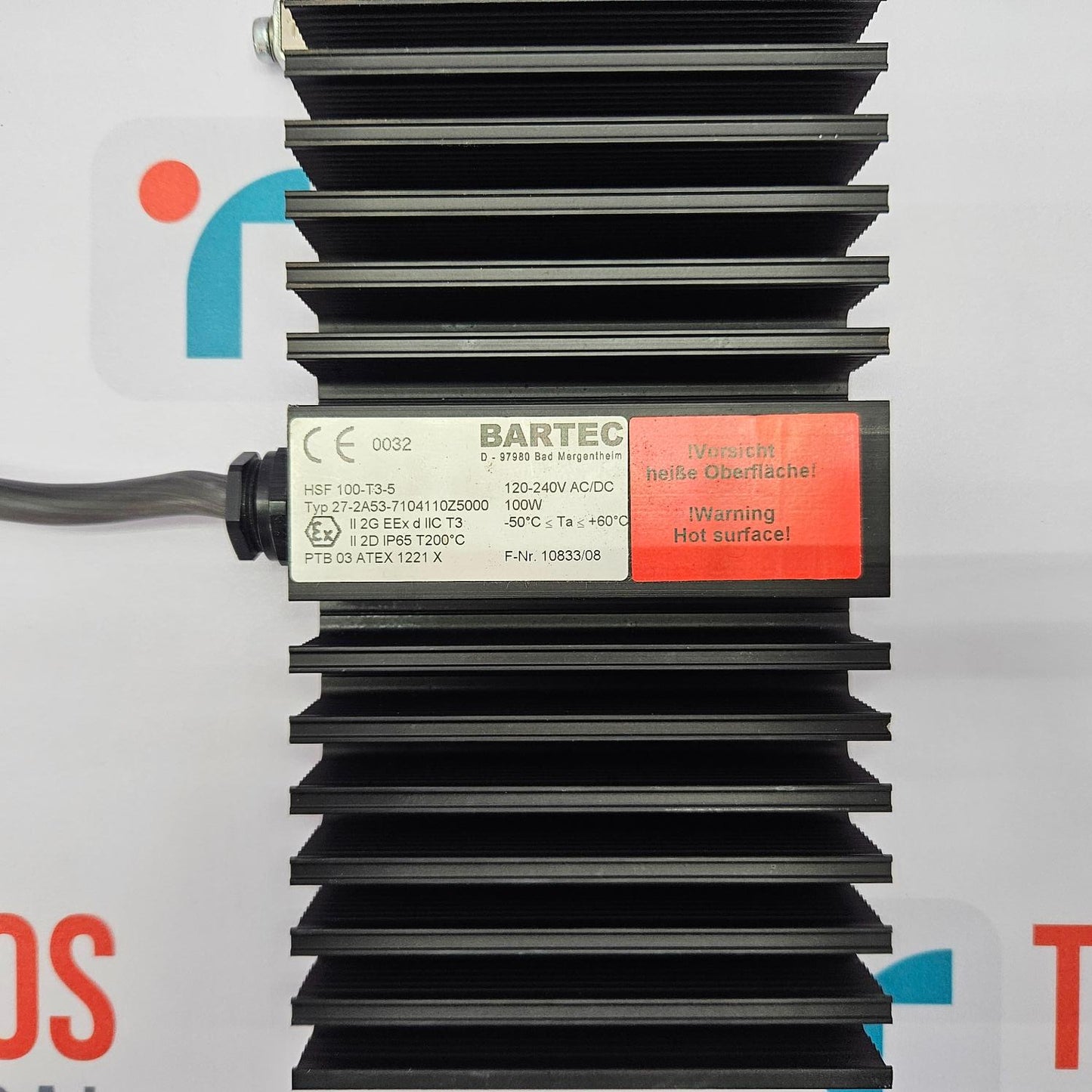 BARTEC HSF 100-T3-5 HEATING PLATE 27-2A53-7104110Z5000