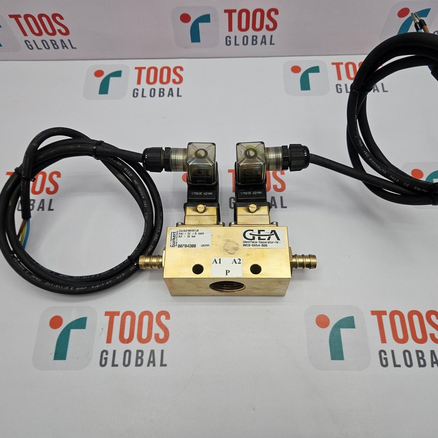 Gea Westfalia Separator 0018-6654-000 Solenoid Valve Assy OSD Separator New