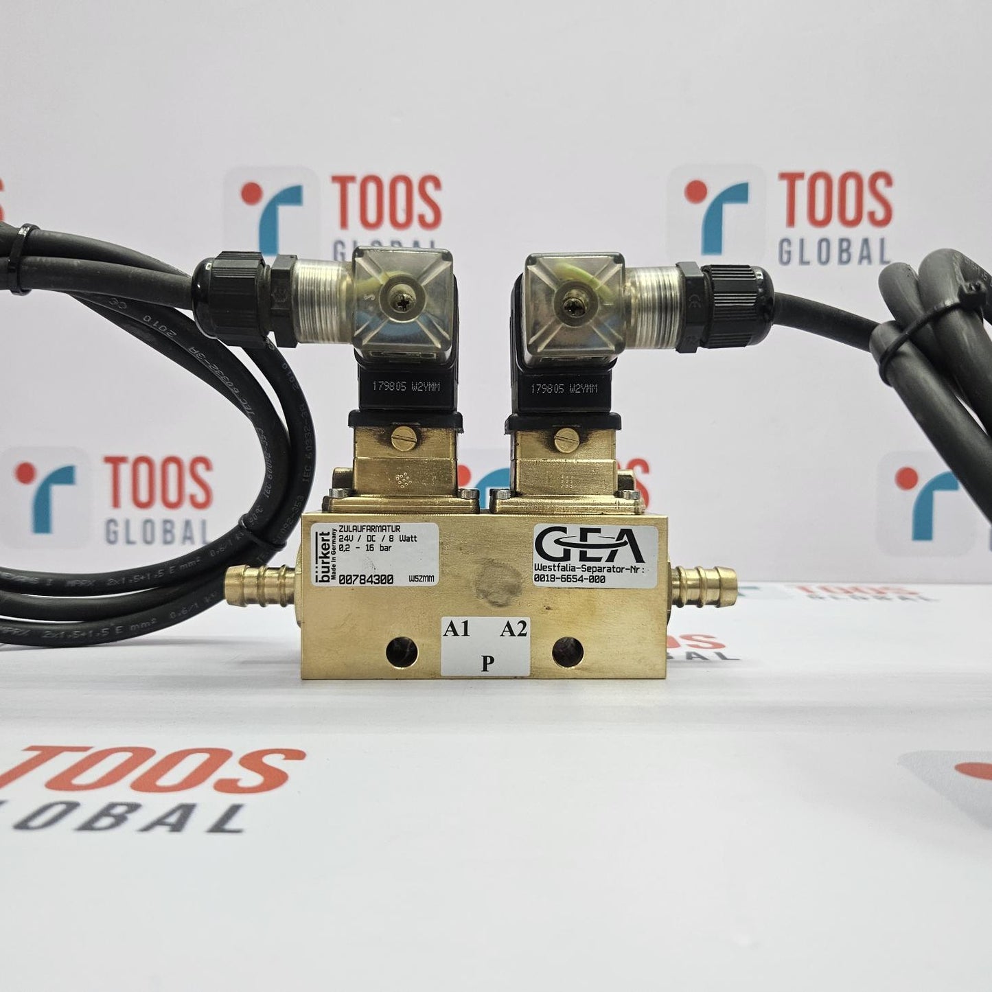 Gea Westfalia Separator 0018-6654-000 Solenoid Valve Assy OSD Separator New