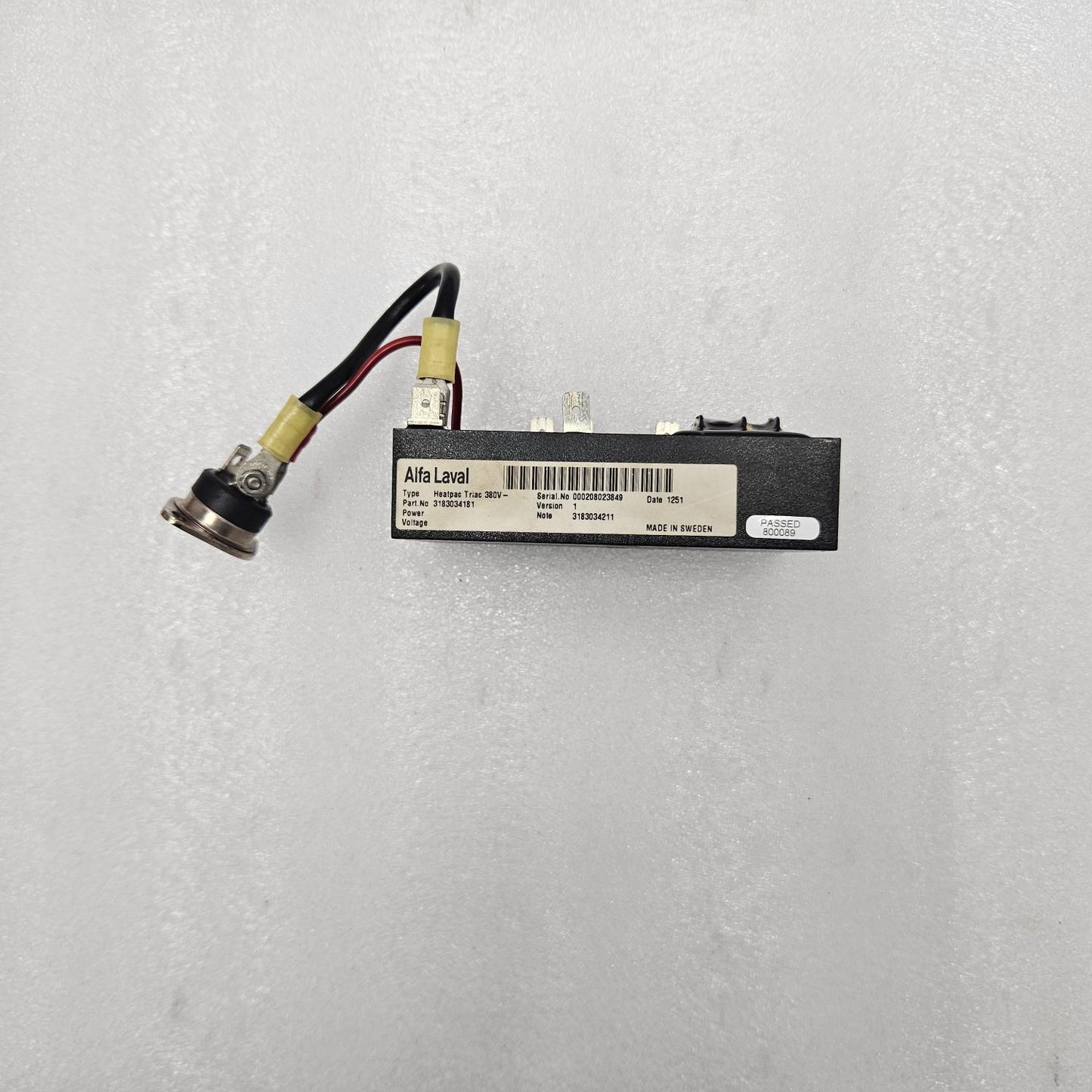 ALFA LAVAL 3183034181 HEATPAC TRIAC 380V