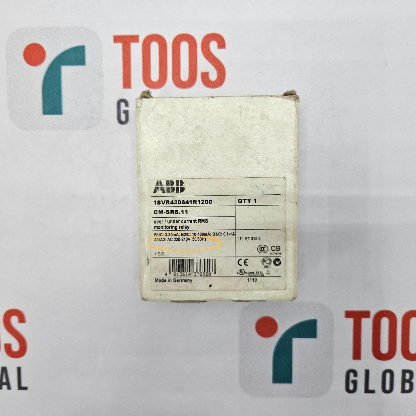 ABB CM-SRS.11 OVER/UNDER CURRENT RMS