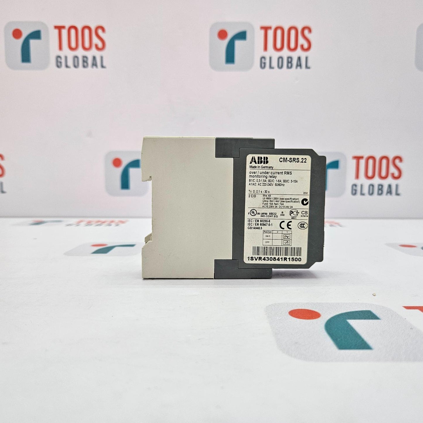 ABB CM-SRS.22 OVER/UNDER CURRENT RMS MONITORING RELAY