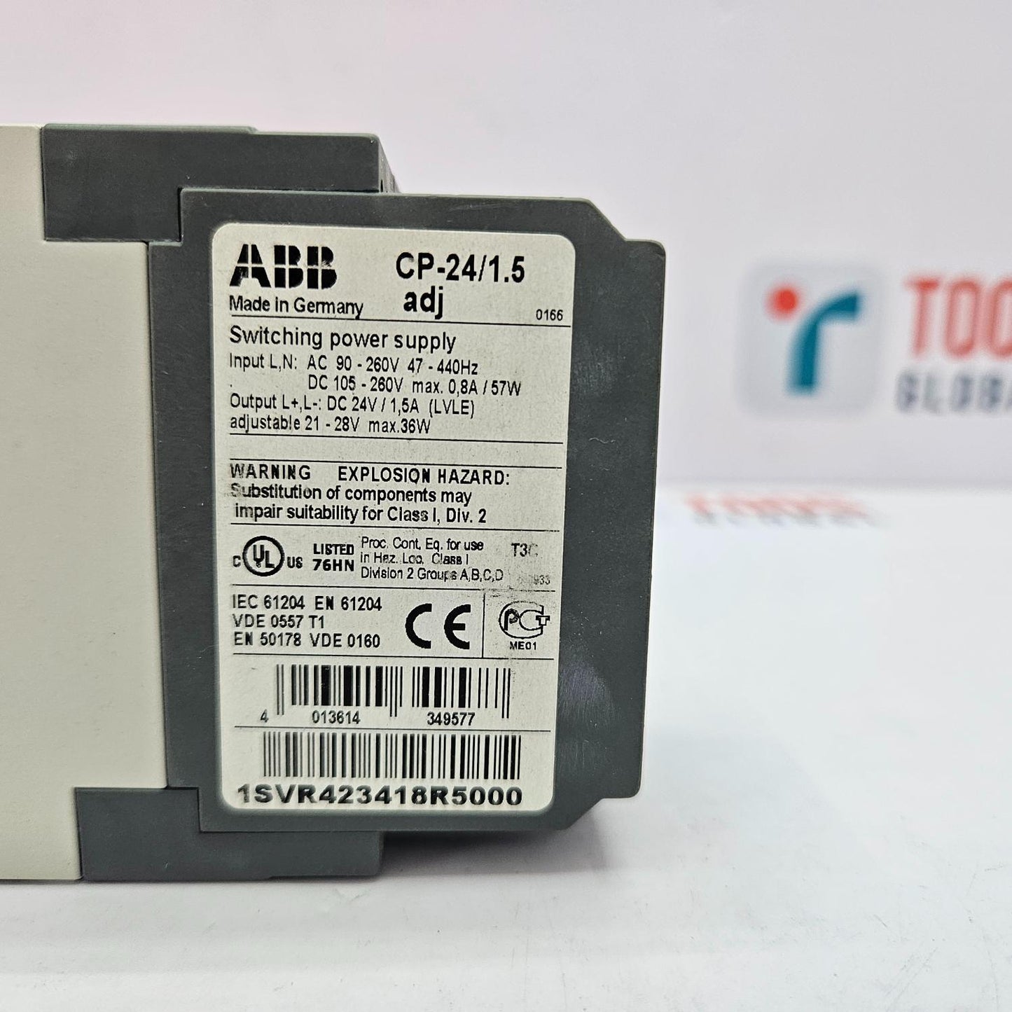 ABB CP-24/1.5 SWITCHING POWER SUPPLY