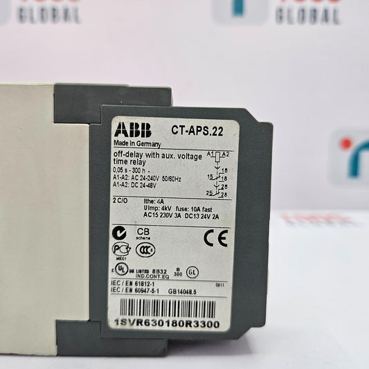 ABB CT-APS.22 OFF-DELAY WITH AUX VOLTAGE TIME RELAY 1SVR630180R3300