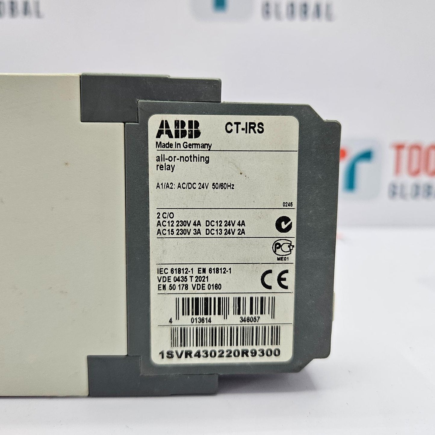 ABB CT-IRS SAFETY RELAY 1SVR430220R9300