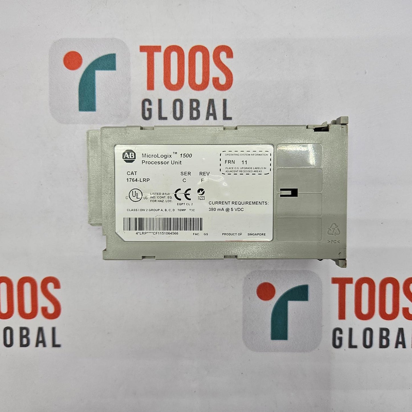 ALLEN BRADLEY 1764-LRP SER C REV F MICROLOGIX 1500 PROCESSOR UNIT