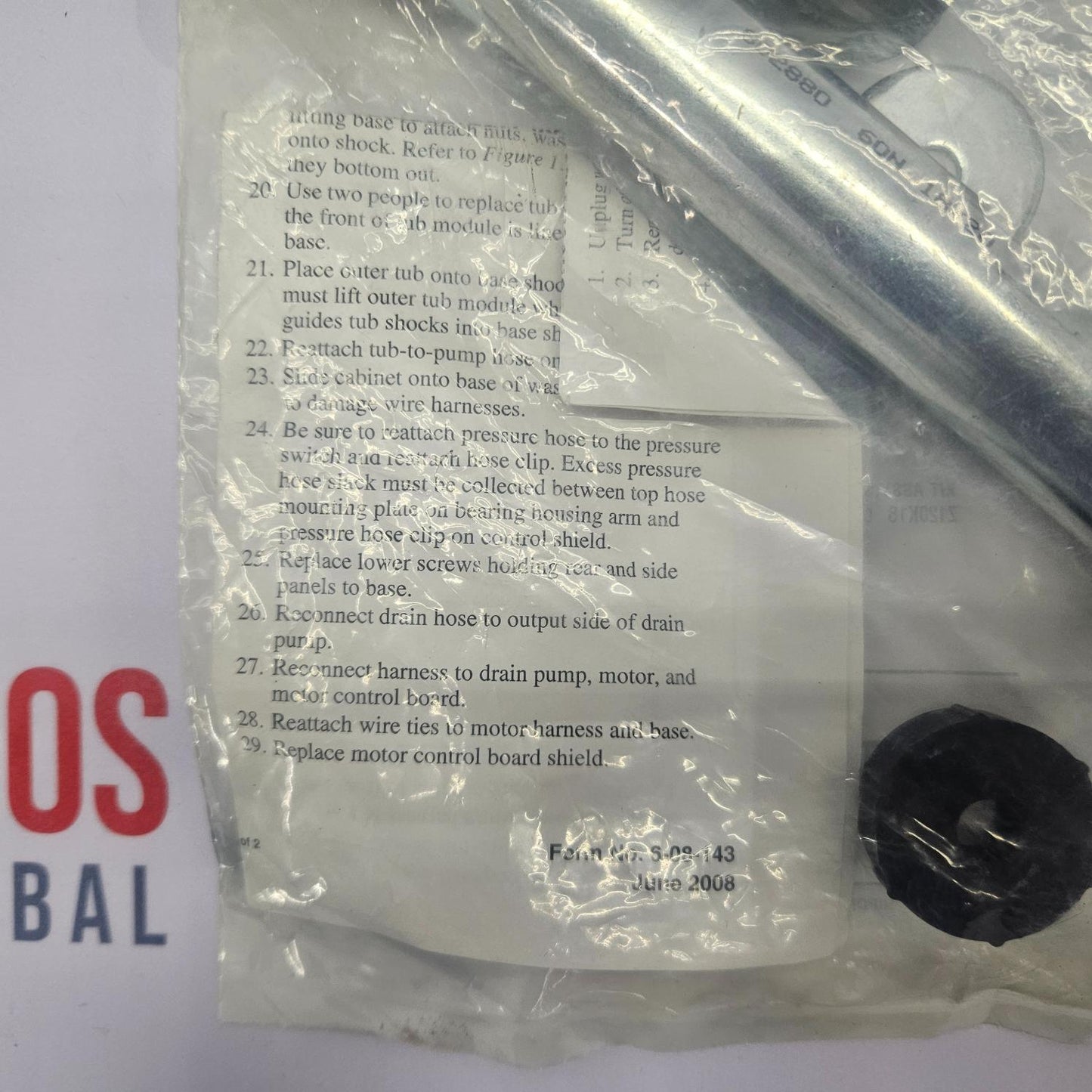 Alliance, 807875, Kit, Assy, Shock Absorber Base Z120K18 SET OF 2 NEW