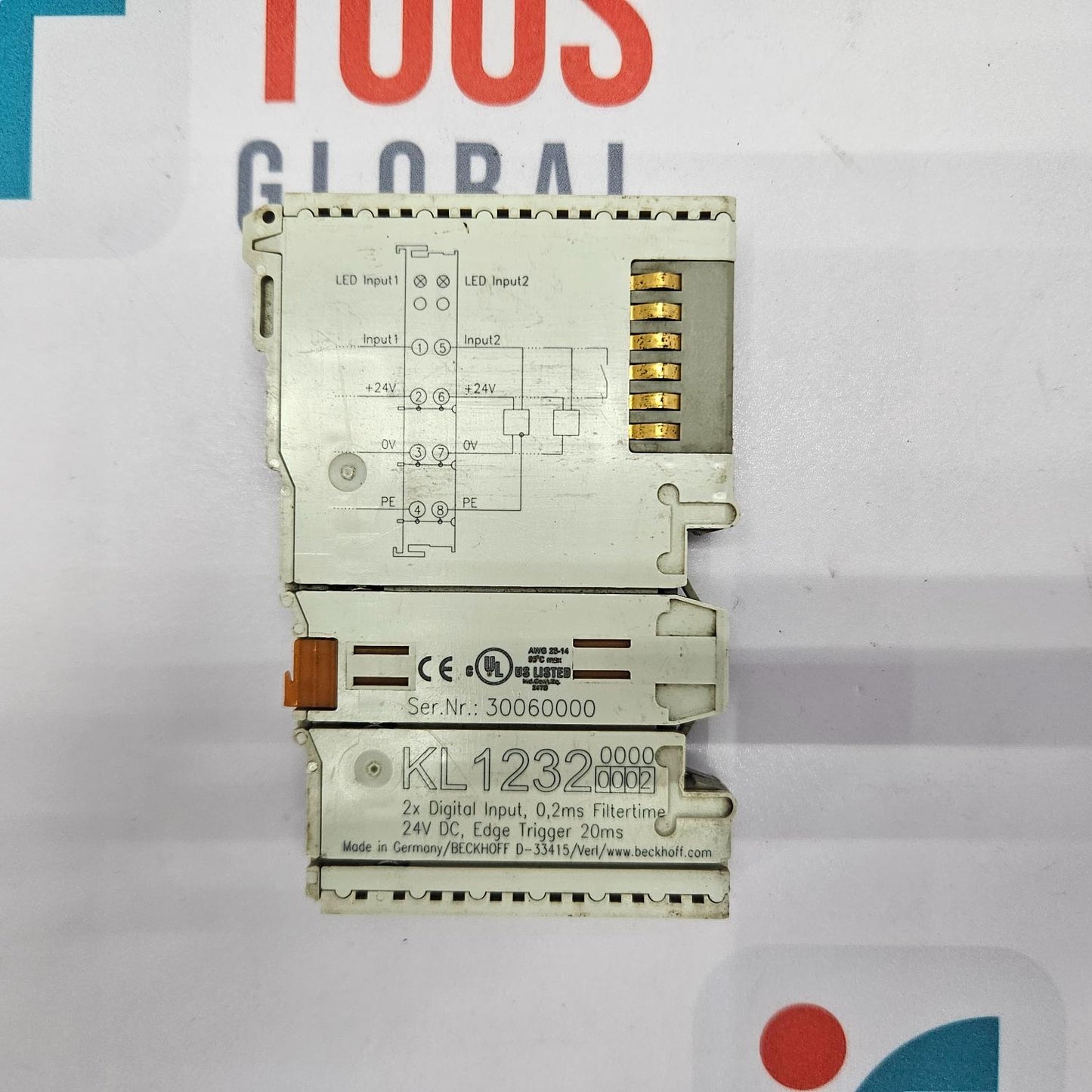 BECKHOFF KL1232 2X DIGITAL INPUT MODULE