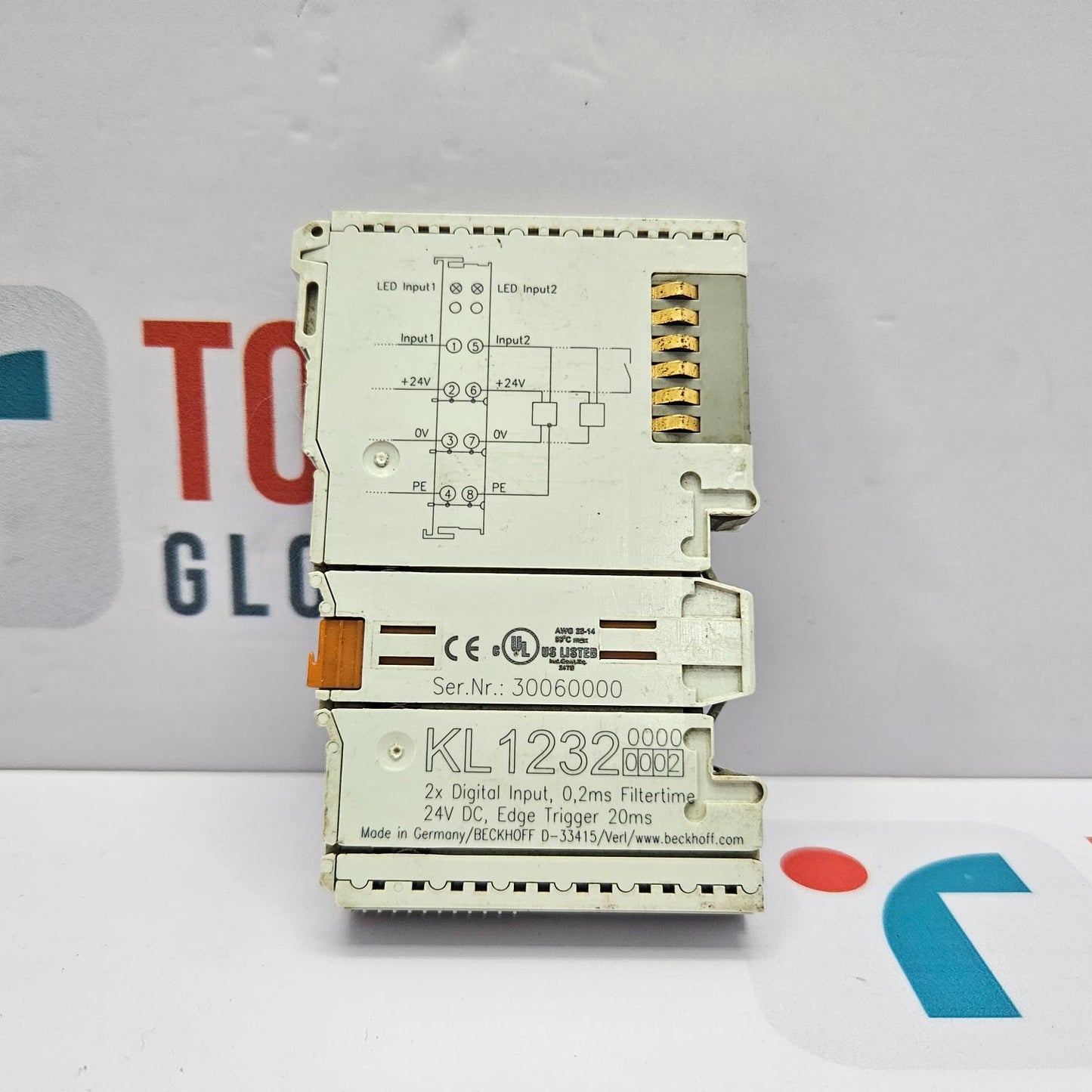BECKHOFF KL1232 2X DIGITAL INPUT MODULE