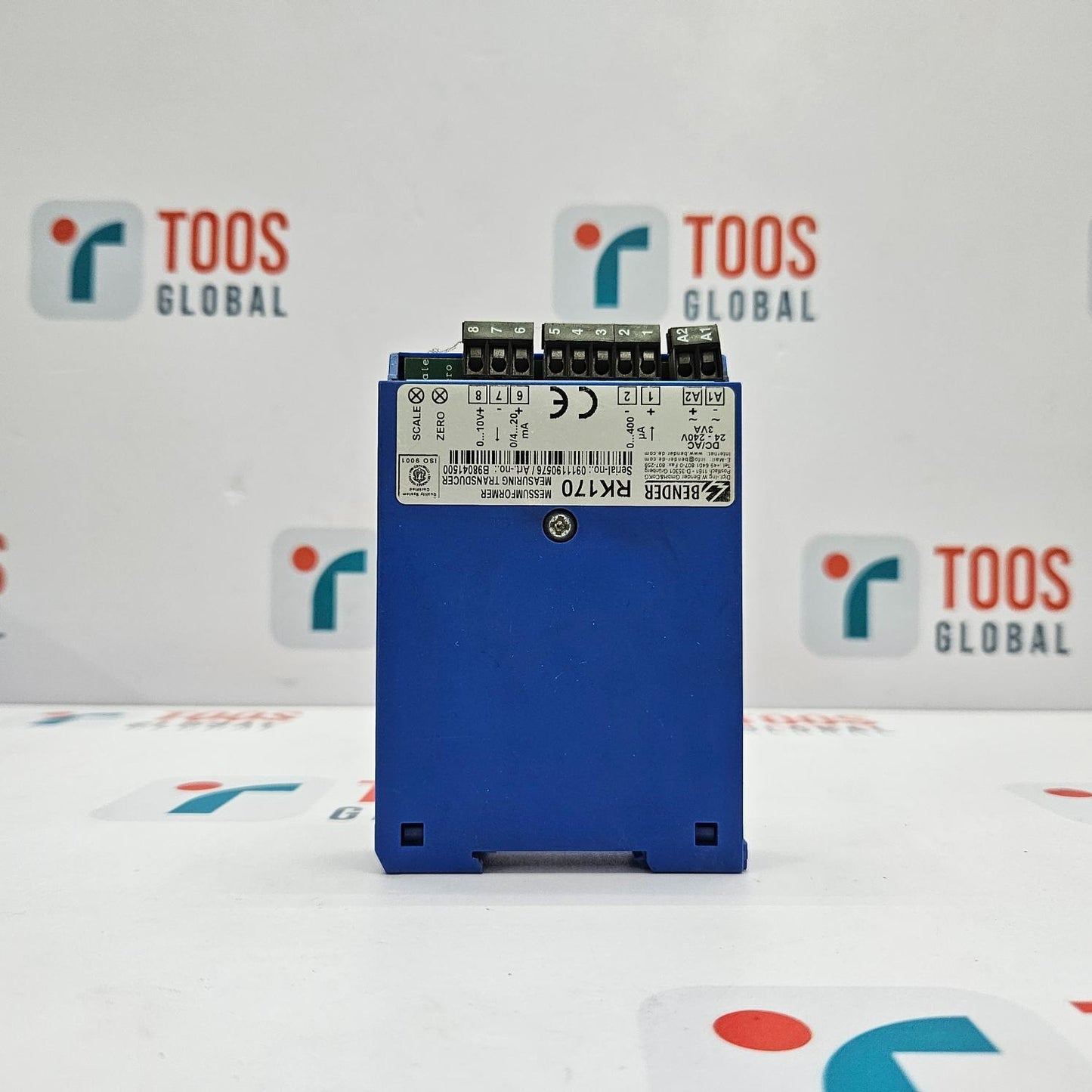 BENDER RK170 MEASURING TRANSDUCER B98041500 MESSUMFORMER