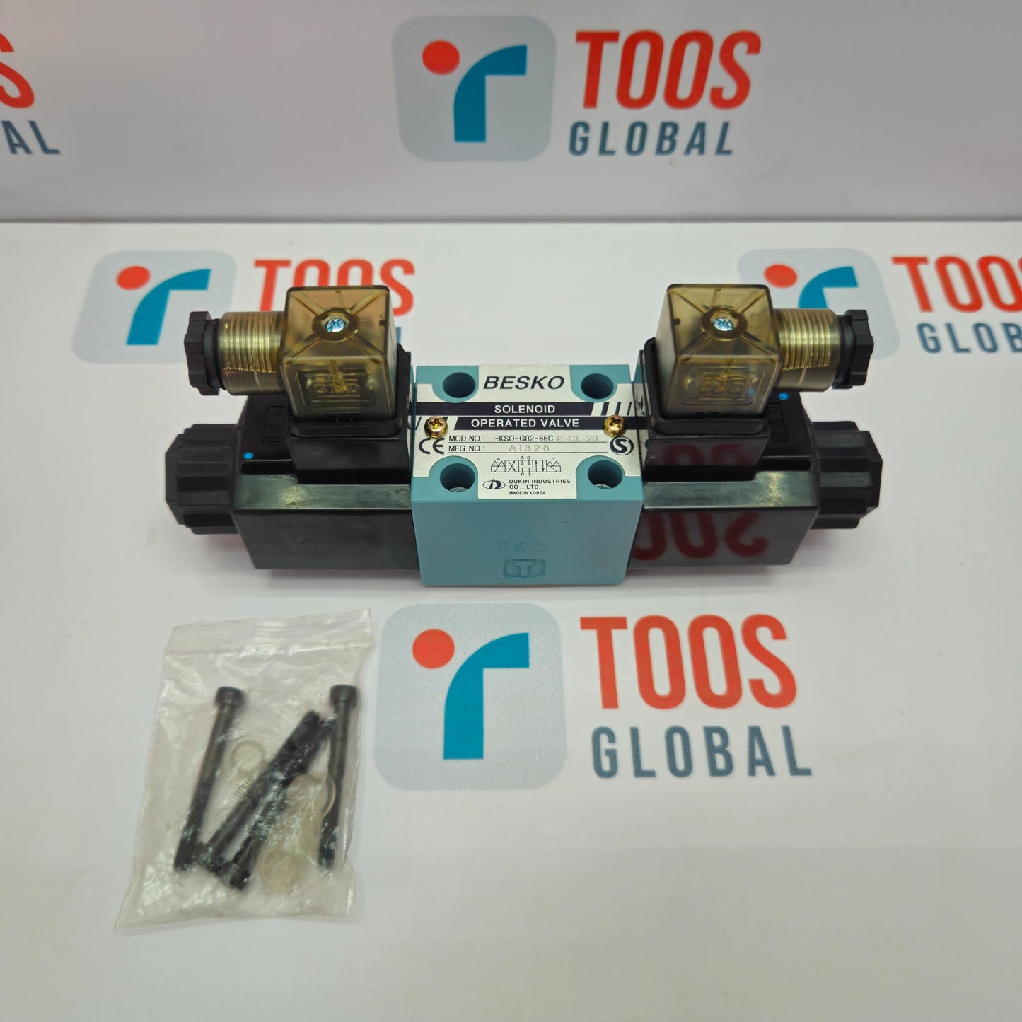 BESKO KSO-G02-66C P-CL-20 SOLENOID OPERATED VALVE