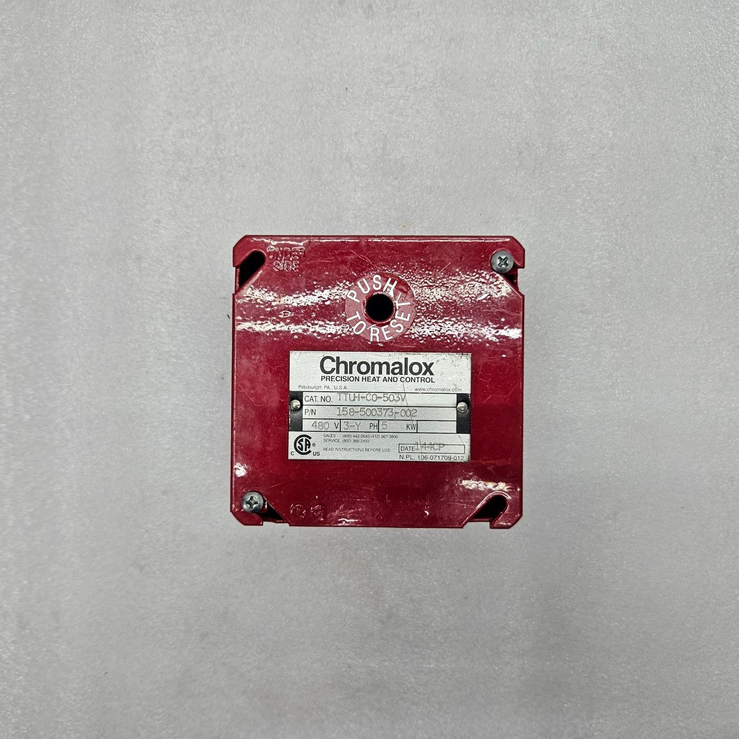 CHROMALOX REPAIR KIT FOR TTUH-CO-503 FLANGED IMMERSION HEATER NEW