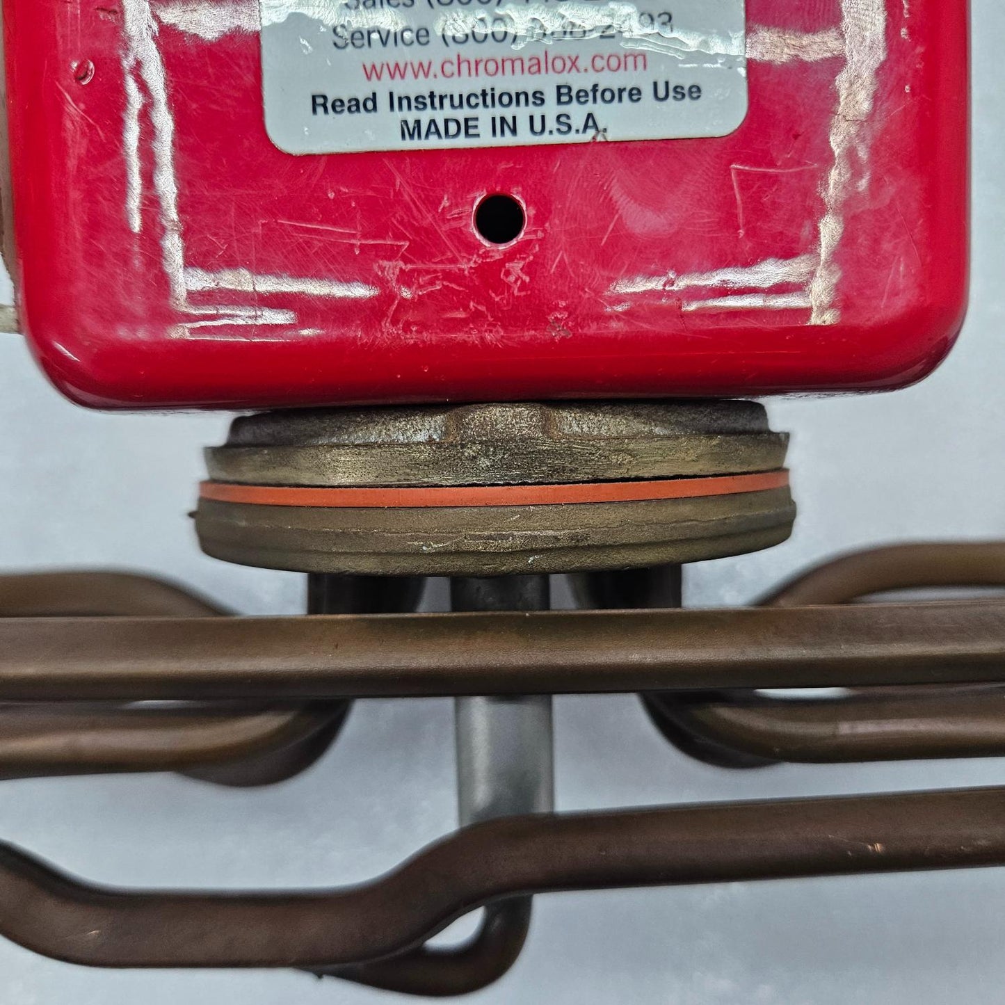 CHROMALOX TTUH-CO-503V FLANGED IMMERSION HEATER 480V 3 PHASE