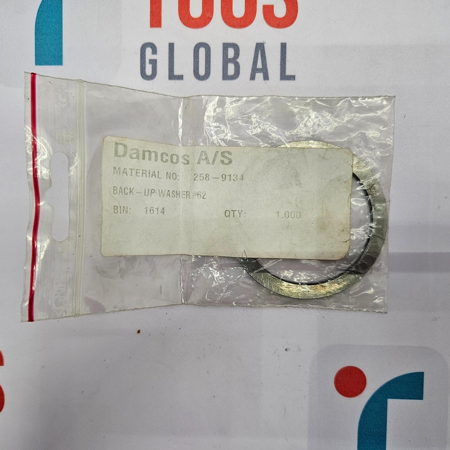 DAMCOS A/S 258-9134 BACK-UP WASHER