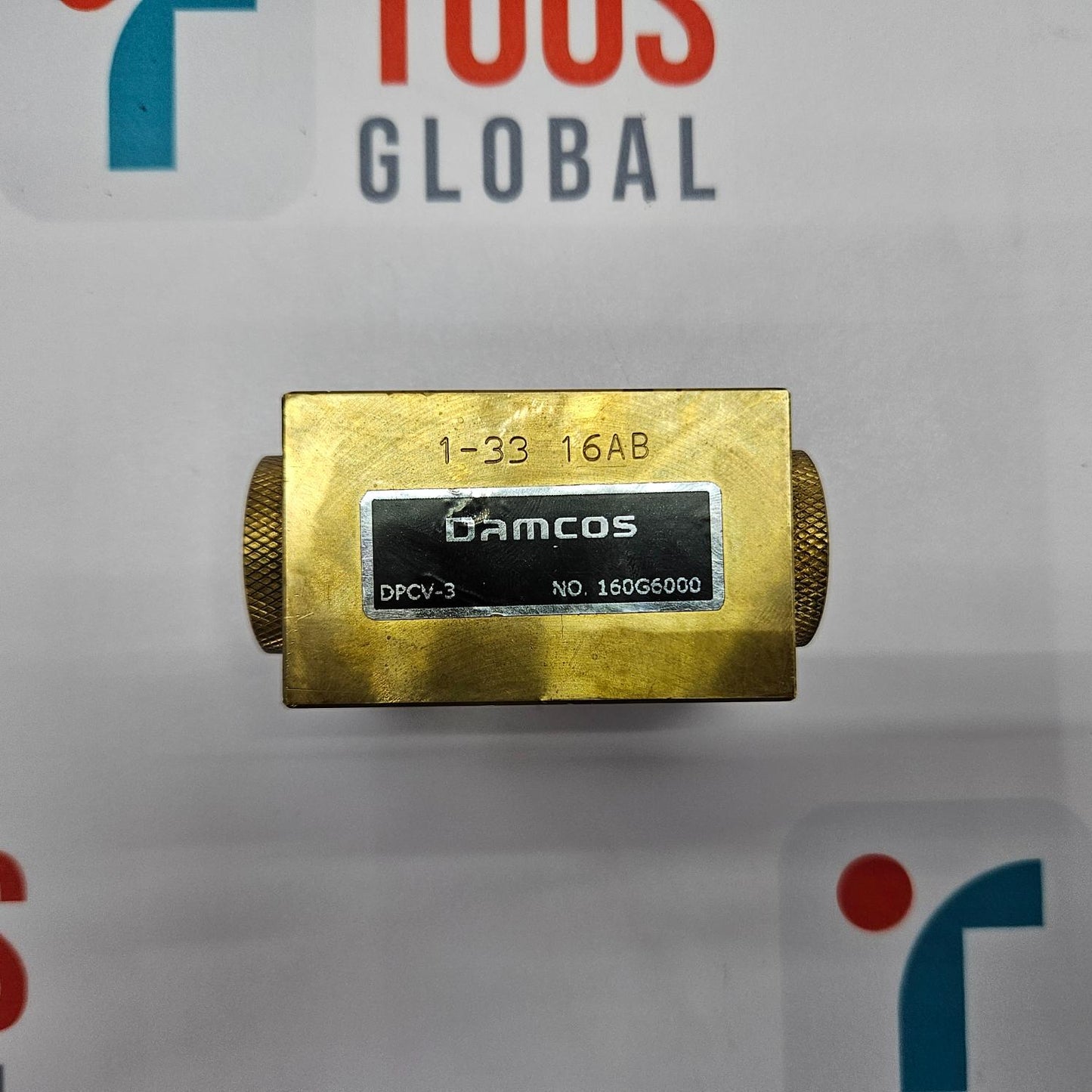 DAMCOS DPCV-3 DOUBLE PILOT OPERATED CHECK VALVE 160G6000