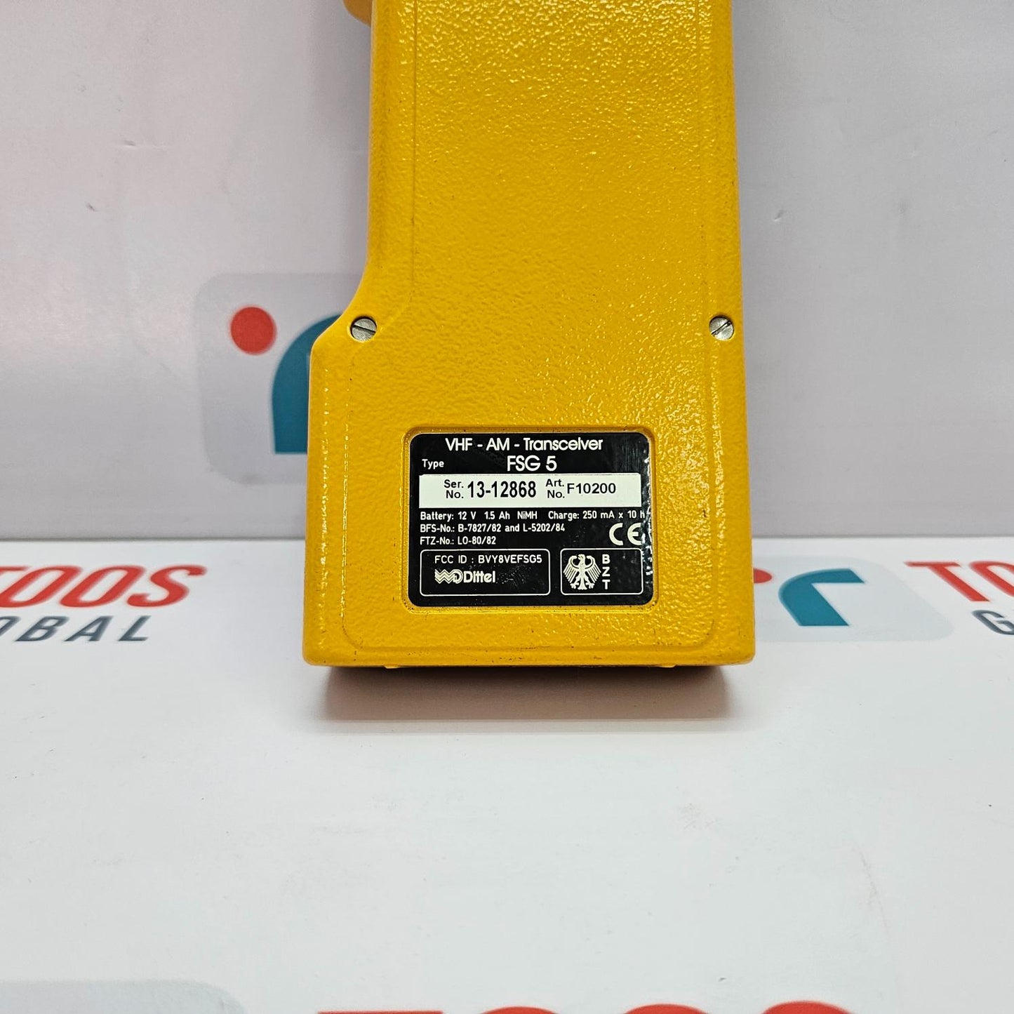 DITTEL FSG 5 VHF-AM-TRANSCEIVER WITH ADAPTER