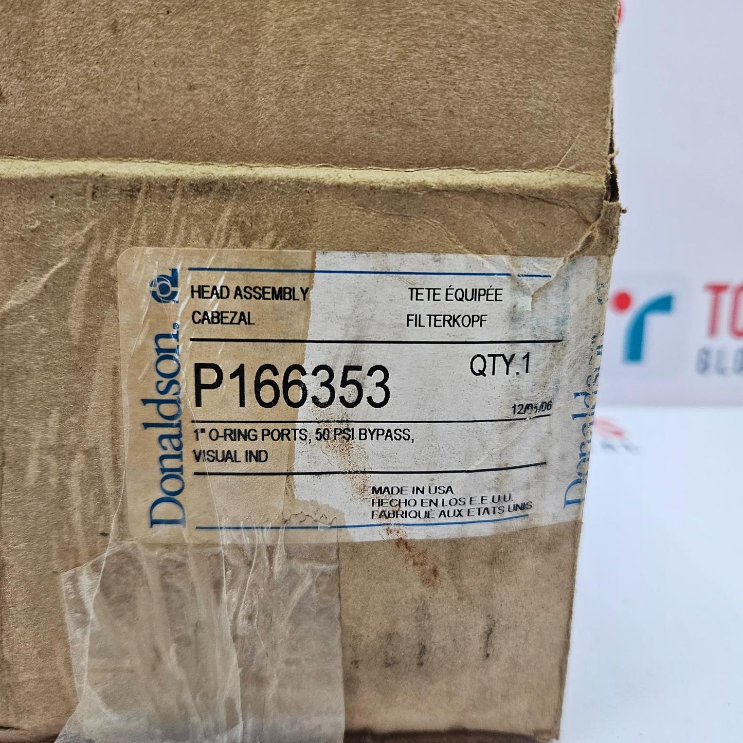 DONALDSON P166353 Hydraulic Head Assembly