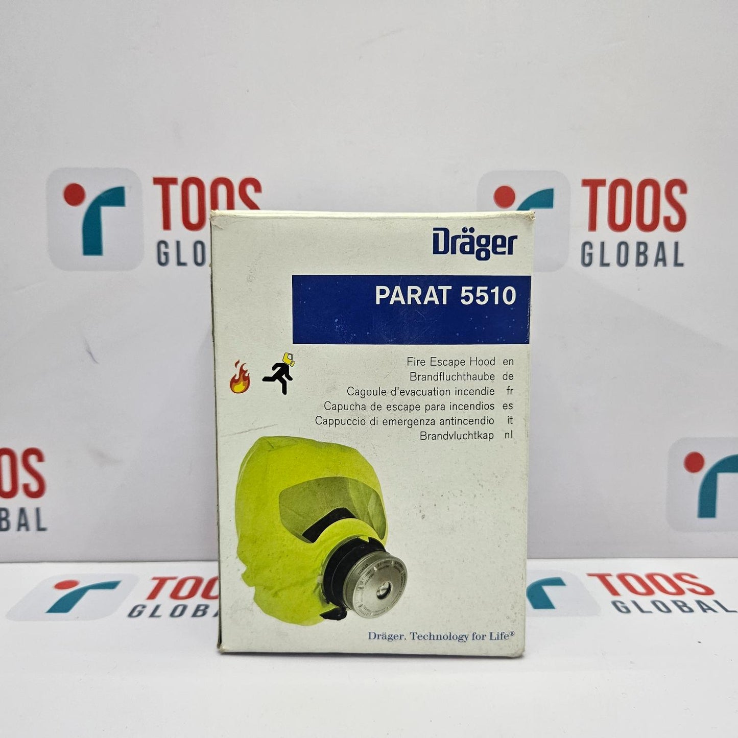 DRAGER PARAT 5510 SINGLE PACK FIRE ESCAPE HOOD R59415