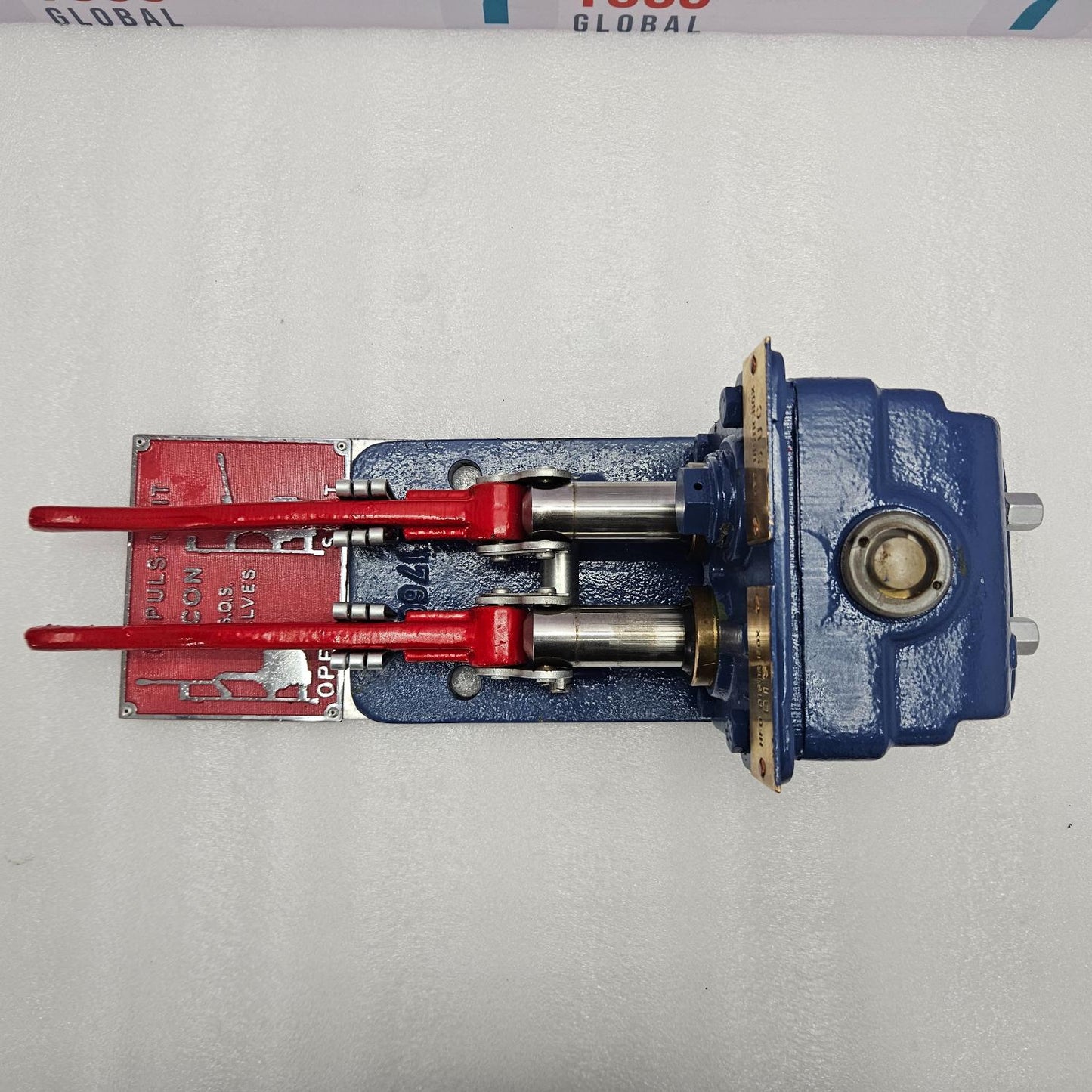 ECON IMPLUS-UNIT 2 PISTONS FOR QUICK CLOSING SOS VALVE B17669 with red and blue colors