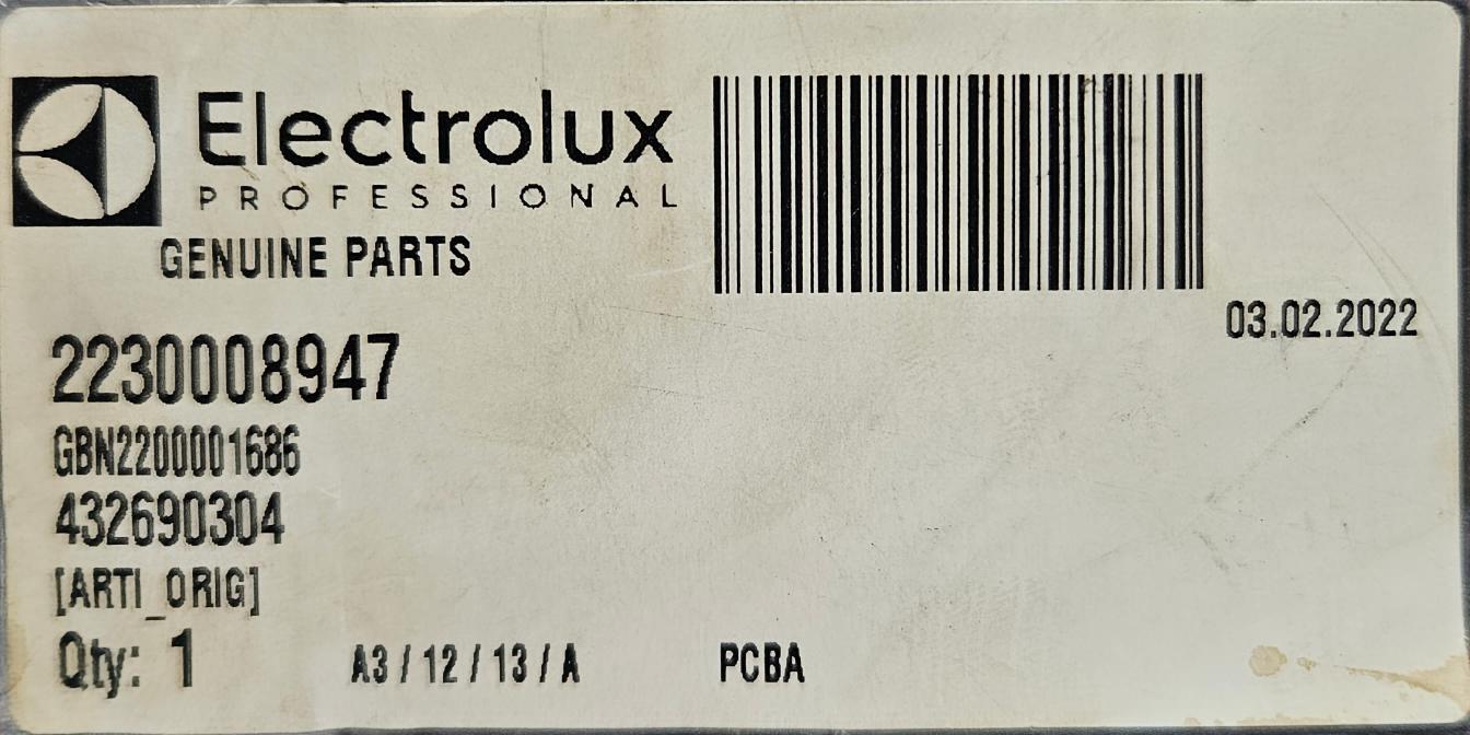 ELECTROLUX 432690304 CSO01 PCBA I/O TYPE1 NEW