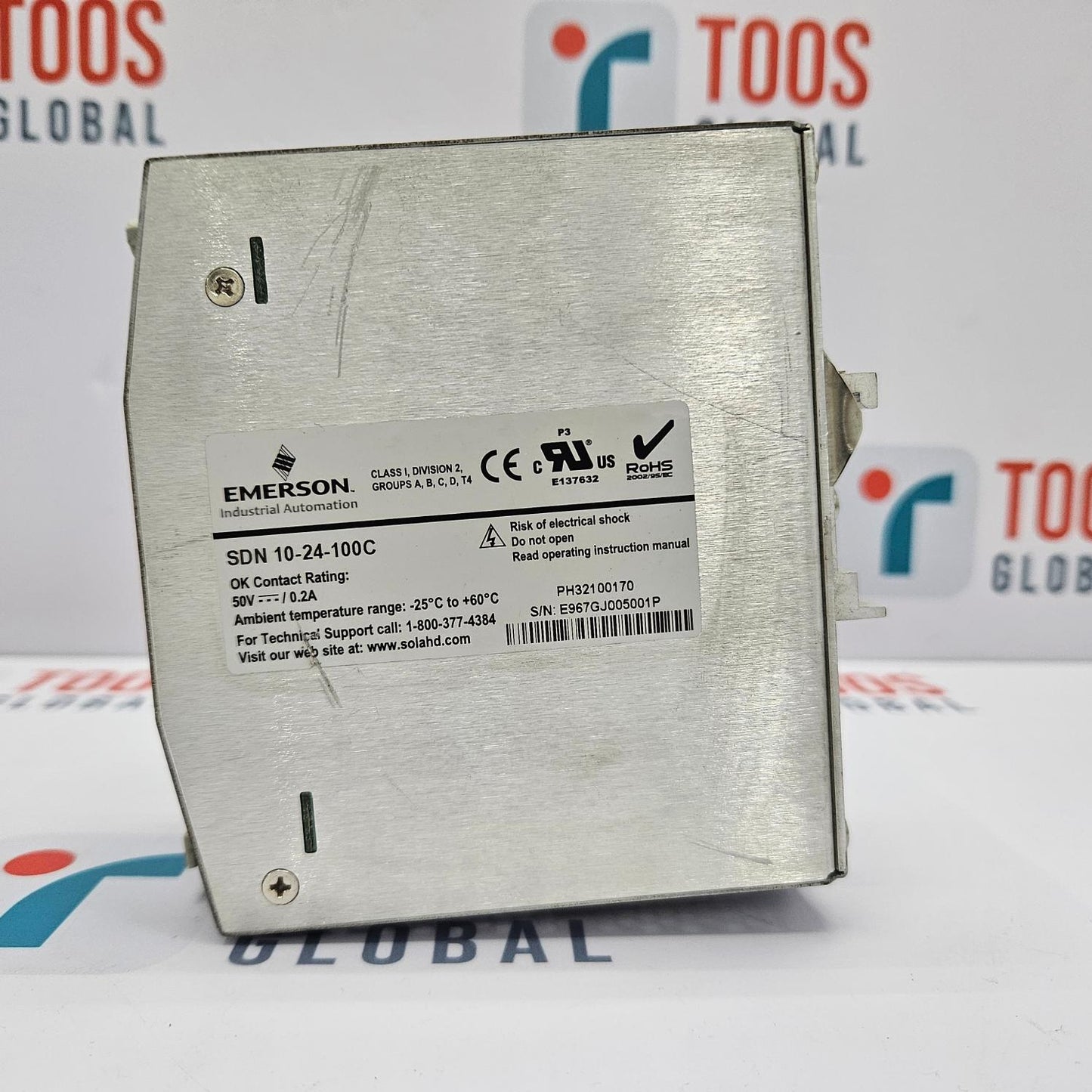 EMERSON SOLA POWER SUPPLY SDN 10-24-100C