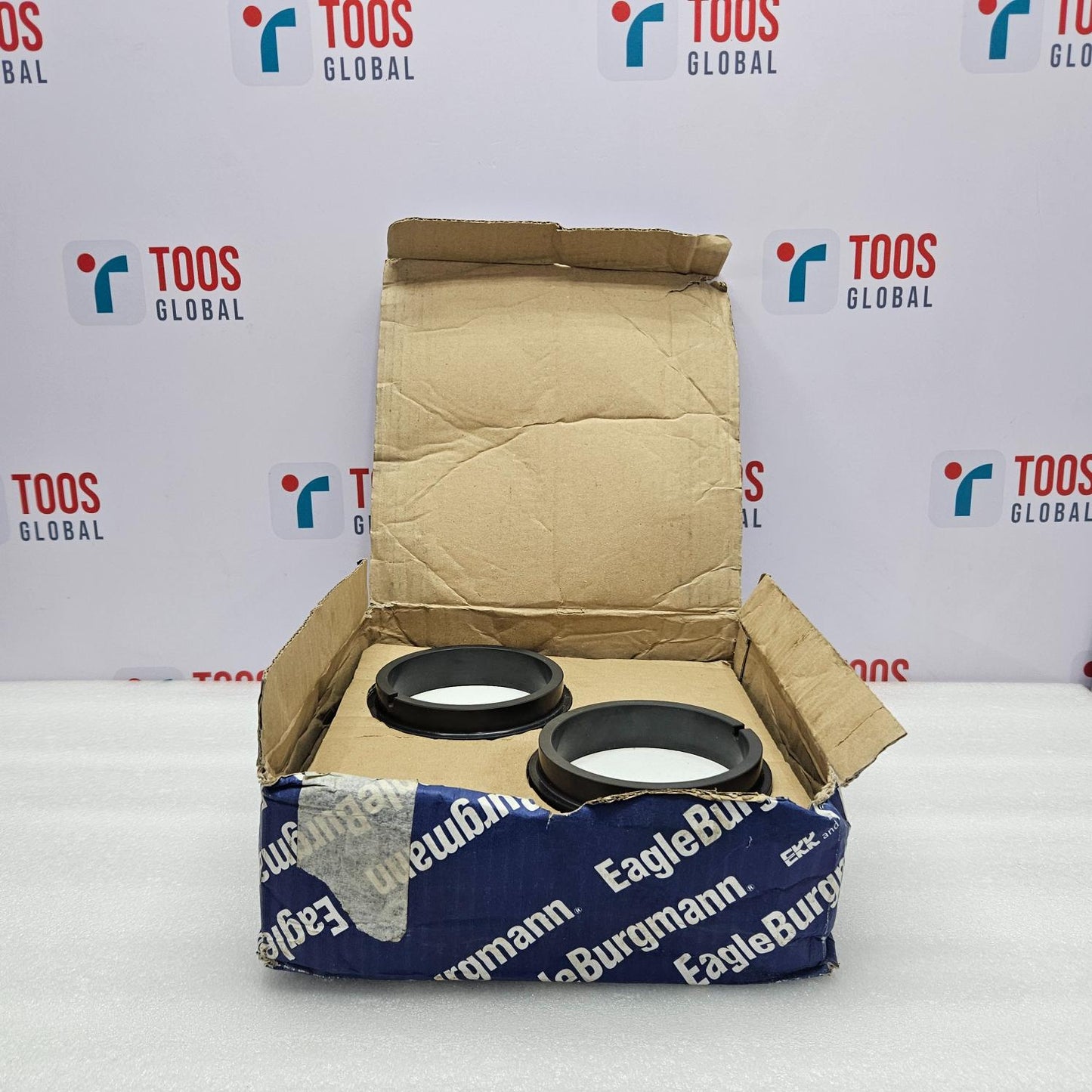 Two Eagle Burgmann Buka 22-05/172 Mechanical Seal 798200002-03 bearings in a cardboard box with a visible brand label on a white background featuring 'TOOS Global' branding.