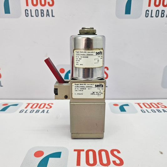 Eugen Seitz AG 126 664 00 Solenoid Valve 1116/41 Mechanical component with Seitz branding on a TOOS Global branded background