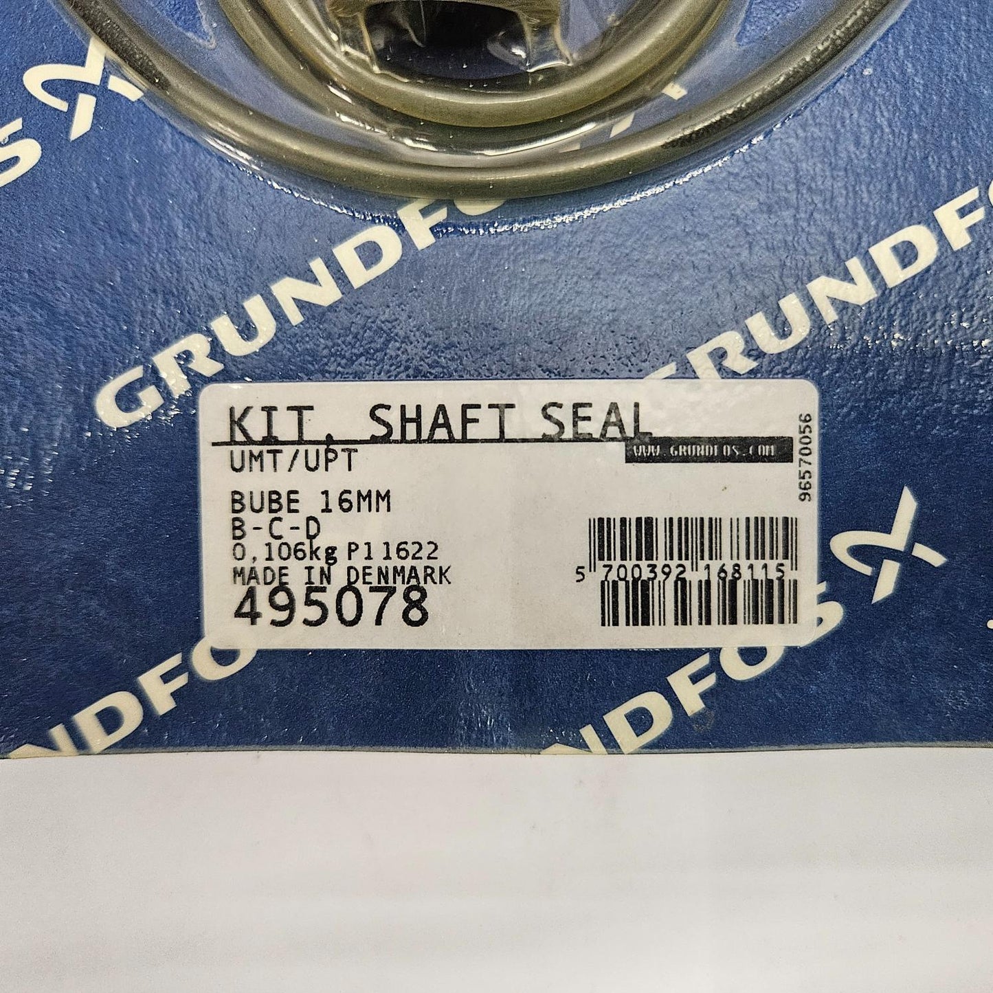 GRUNDFOS 495078 KIT SHAFT SEAL 16MM
