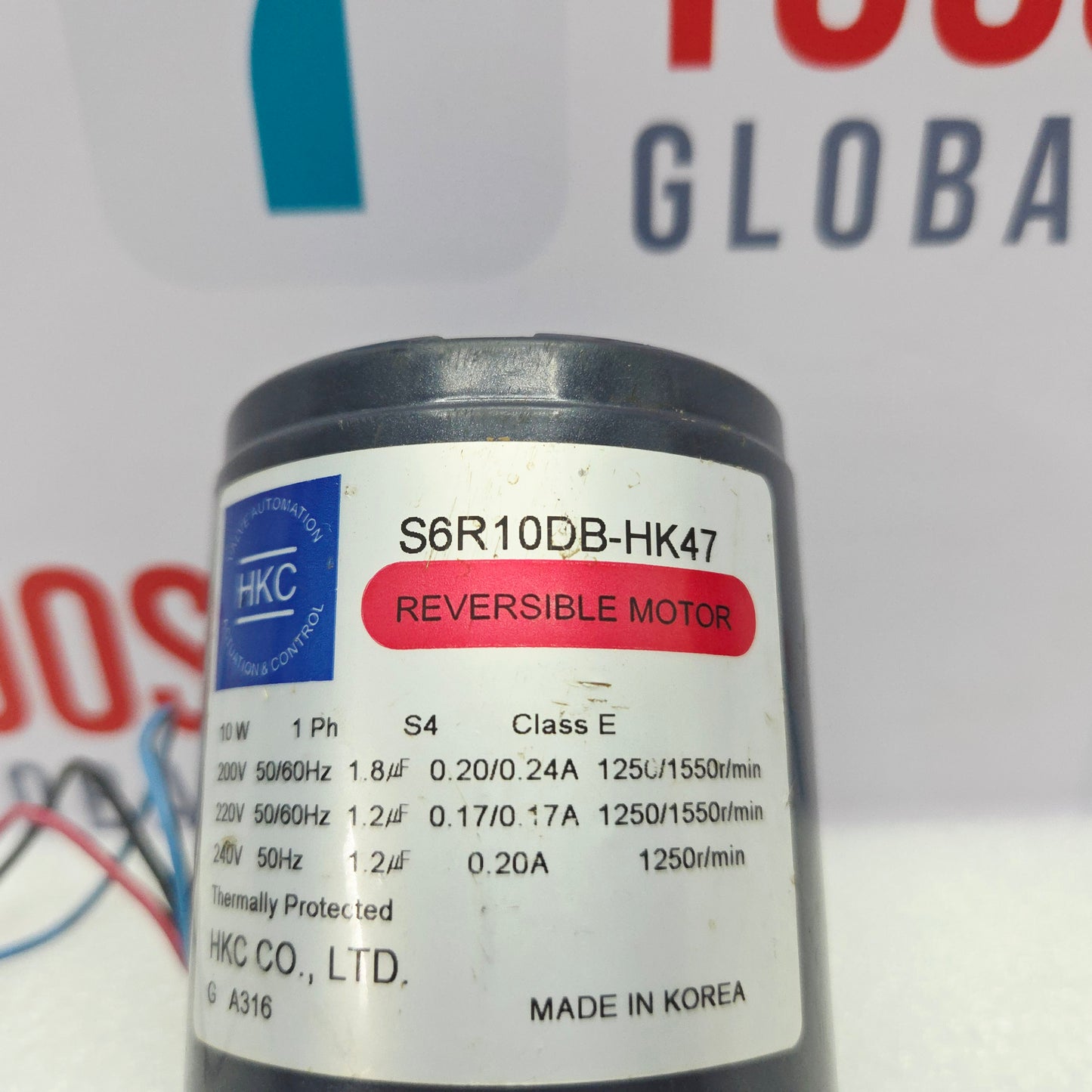 HKC S6R10DB-HK47 REVERSIBLE MOTOR