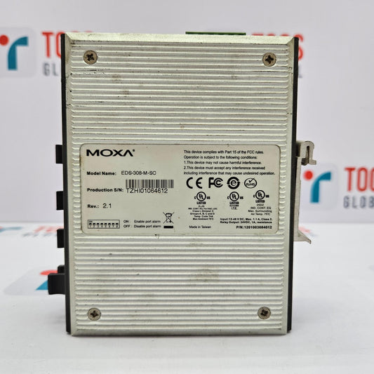 MOXA EDS-308-M-SC 8-PORT UNMANAGED ETHERNET SWITCH
