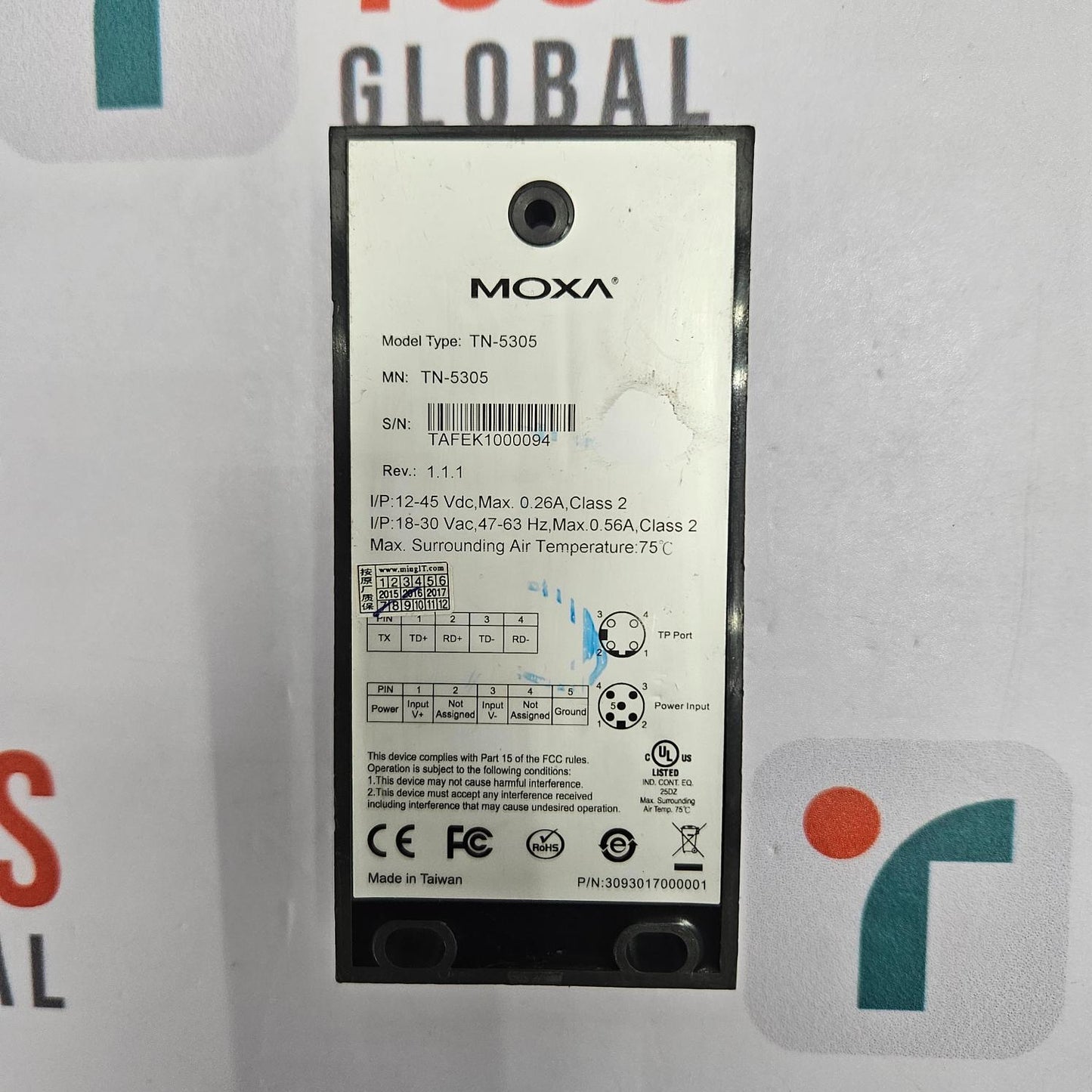 MOXA TN-5305 ETHERNET SWITCH