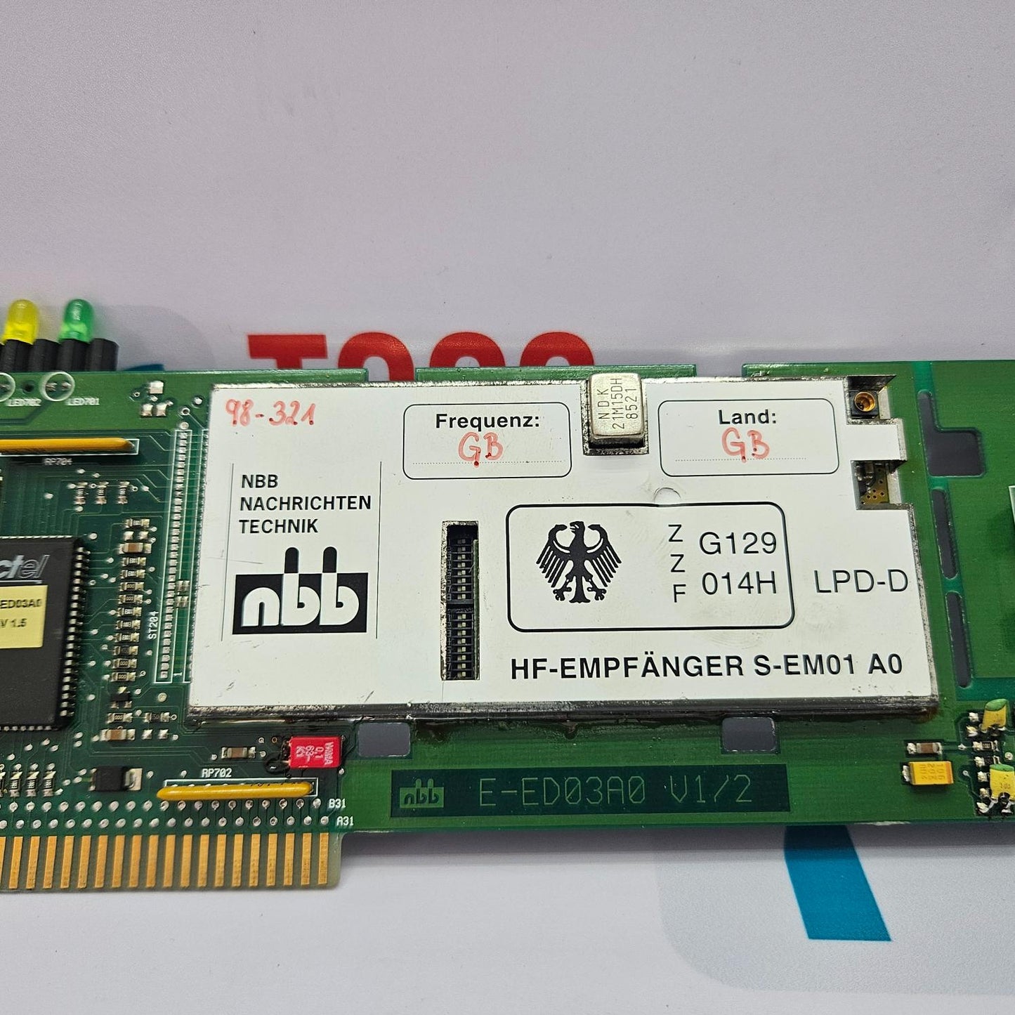 NBB NACHRICHTEN TECHNIK E-ED03A0 V1/2 HF-EMPFANGER S-EM01 A0