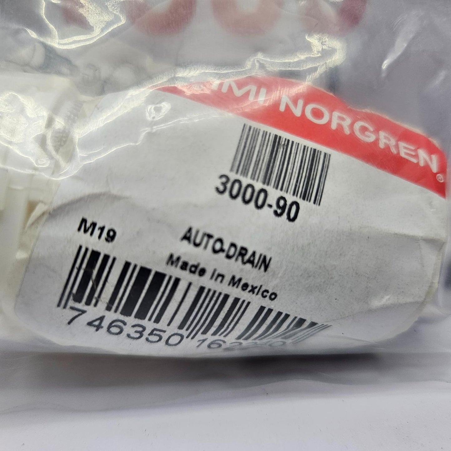 Norgren 3000-90 Auto Drain Kit for B38 series filter/reg