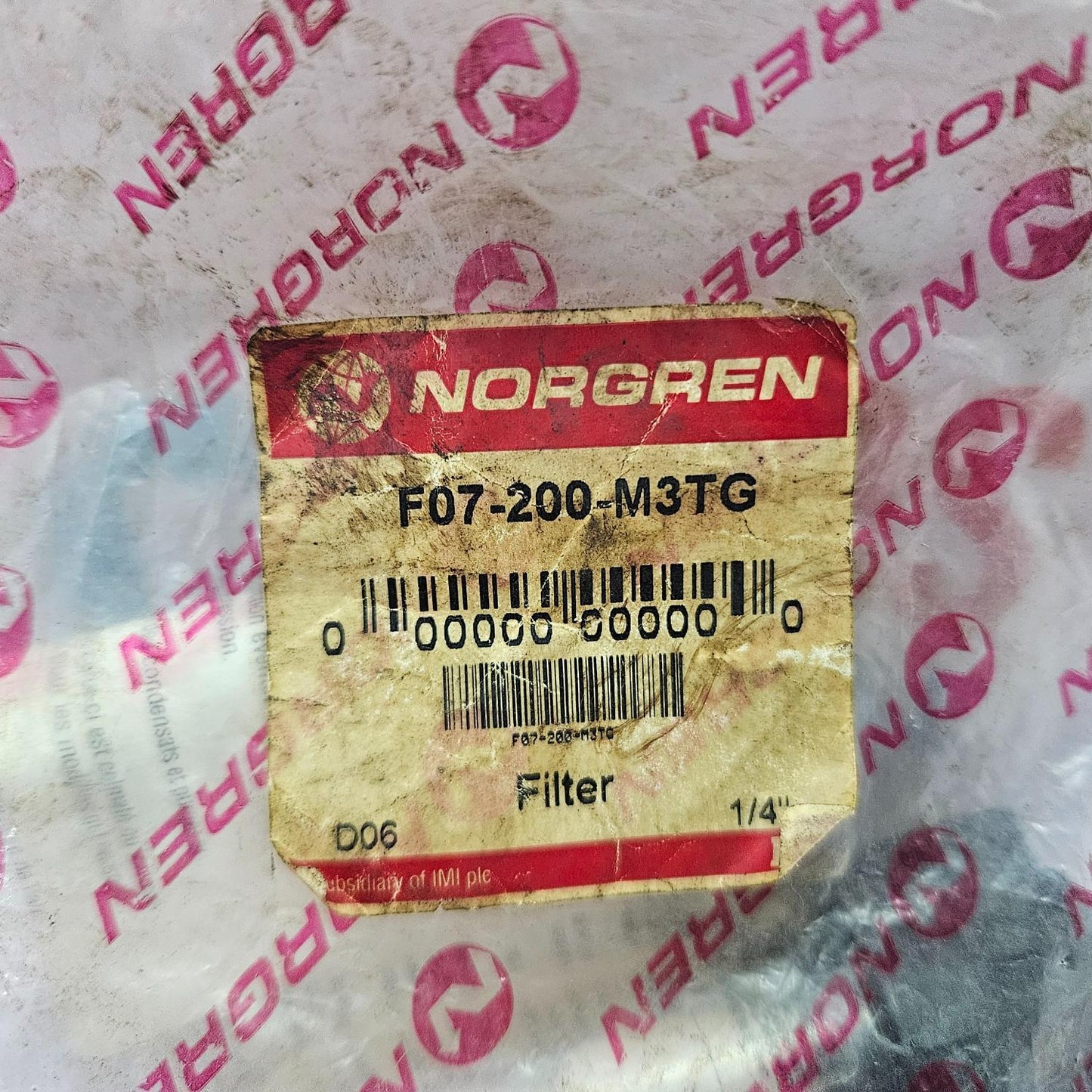 Norgren F07-200-M3TG Miniature General Purpose Filter New