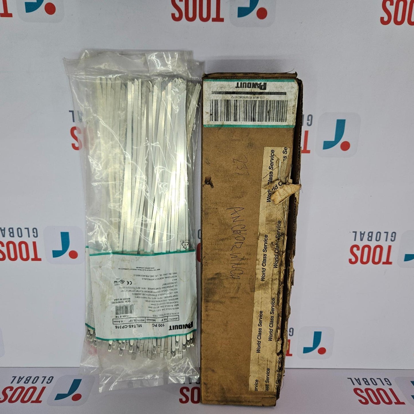 Panduit MLT4S-CP316 14.3" L Extra Heavy Duty Cable Tie Pack Of 300