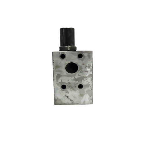 Parker 854286-060 Hydraulic Manifold Valve with cylindrical top on a white background