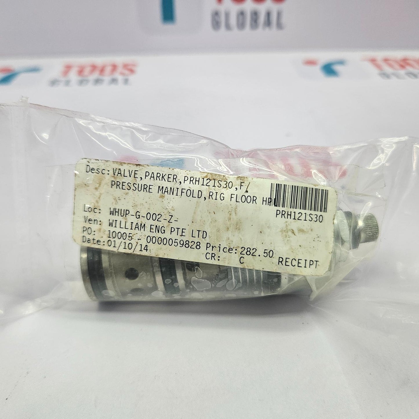 Parker PRH121S30 Pilot Operated Pressure Reducing Relieving Valve