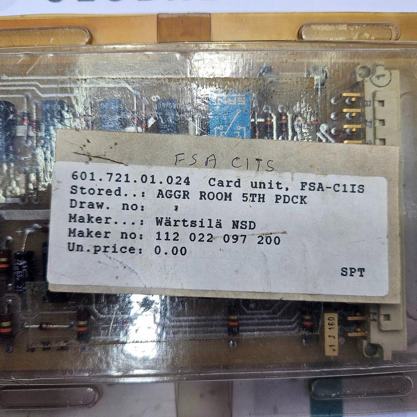 SULZER 112.022.097.200 FSA-C1IS PCB BOARD