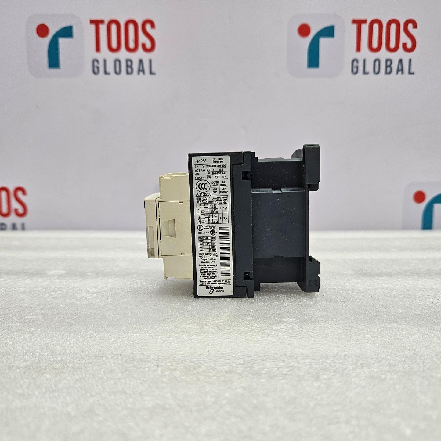 TELEMECANIQUE LC1D09P7 CONTACTOR SQUARE D 230V 50/60HZ