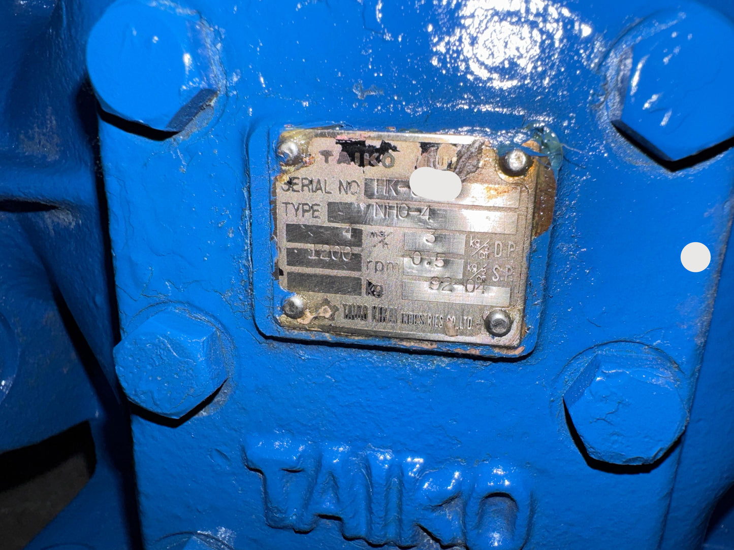 Taiko Kikai NHG-4 Gear Pump
