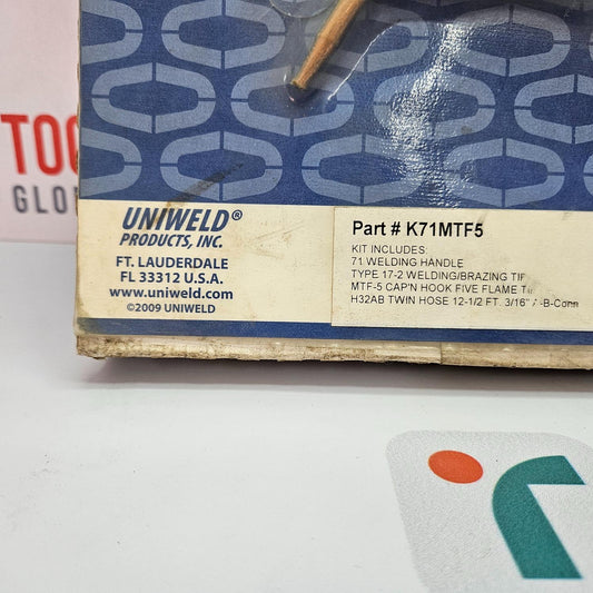 UNIWELD K71MTF5 CAP N HOOK BRAZING OUTFIT