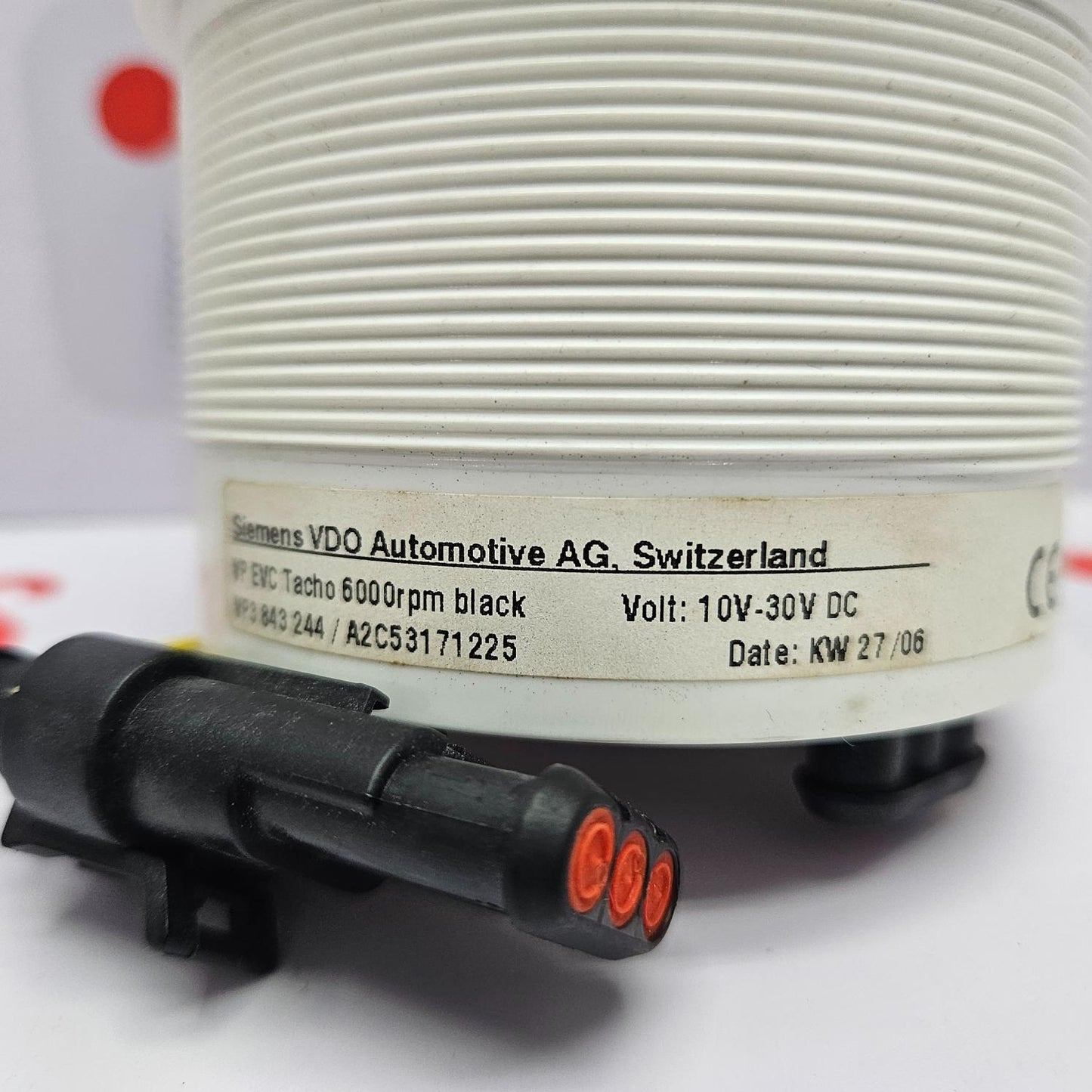 VOLVO PENTA VP3 843 244 TACHOMETER 6000 RPM VP3843244