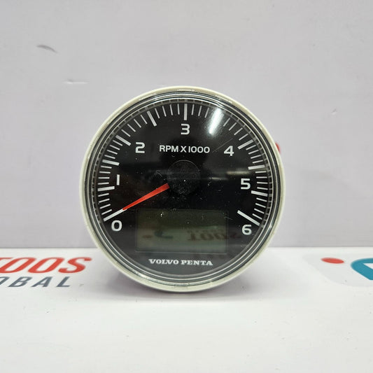 VOLVO PENTA VP3 843 244 TACHOMETER 6000 RPM VP3843244