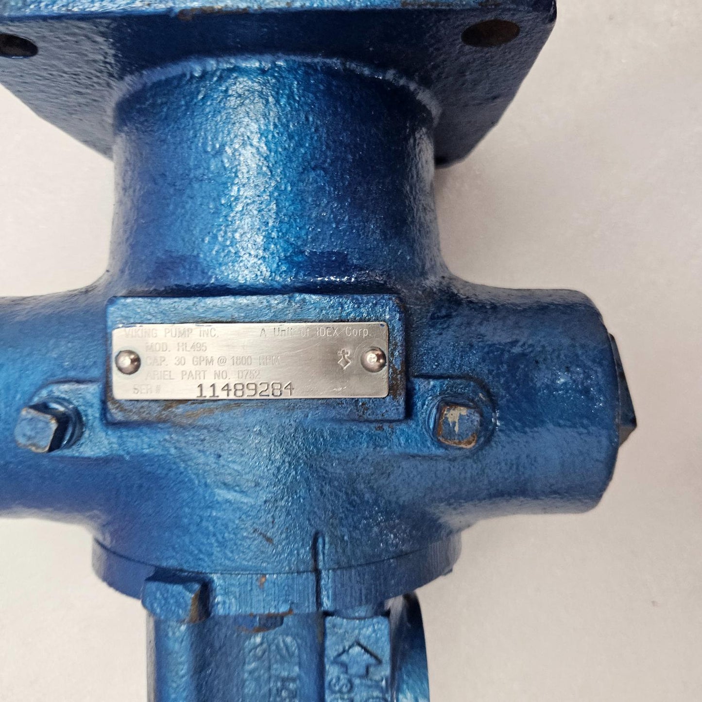 Viking HL495 Internal Rotary Gear Pump Relief Valve