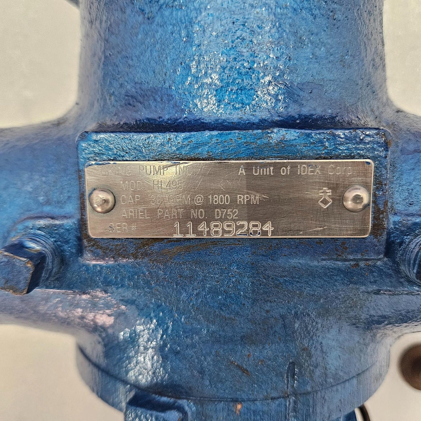 Viking HL495 Internal Rotary Gear Pump Relief Valve
