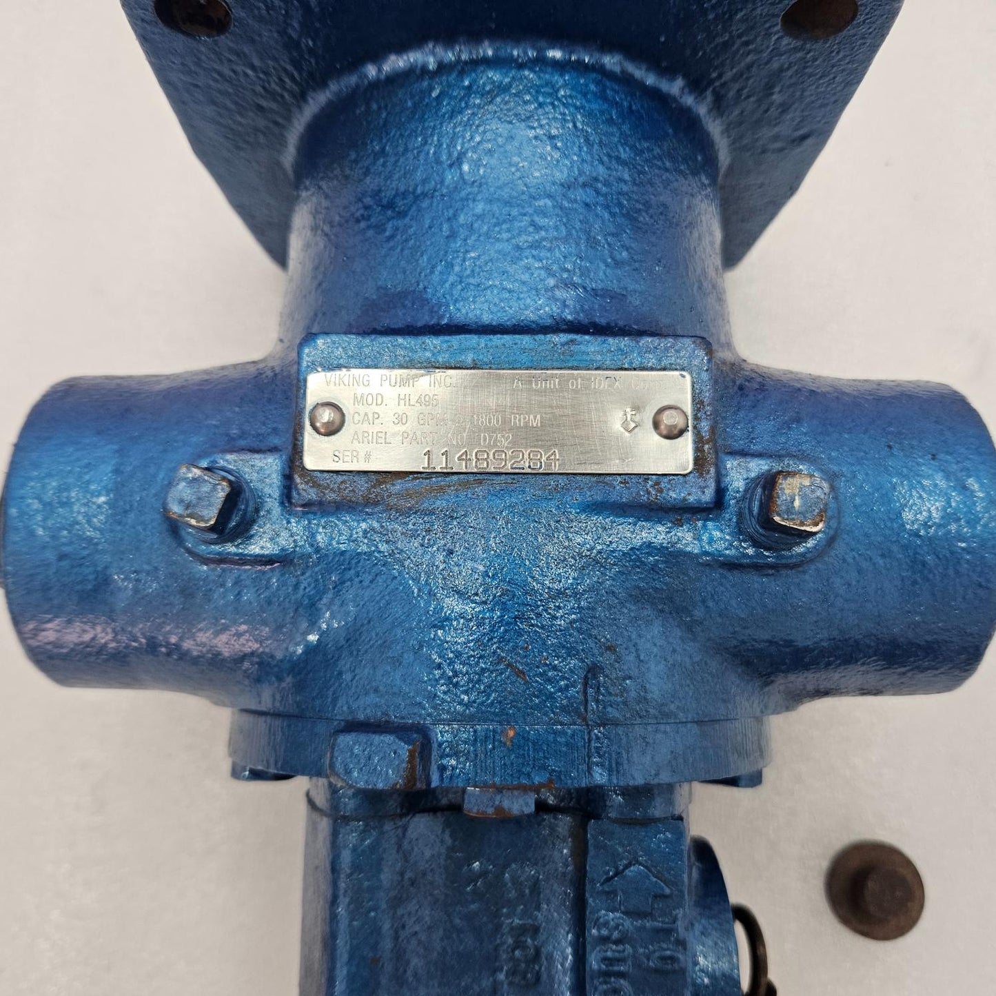Viking HL495 Internal Rotary Gear Pump Relief Valve