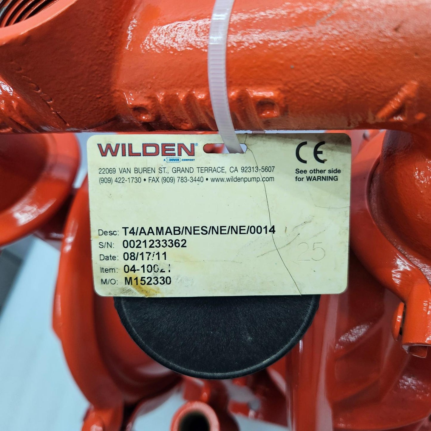WILDEN M4 Pump T4/AAMAB/NES/NE/NE/0014 Air Operated Diaphragm Pump Aluminum