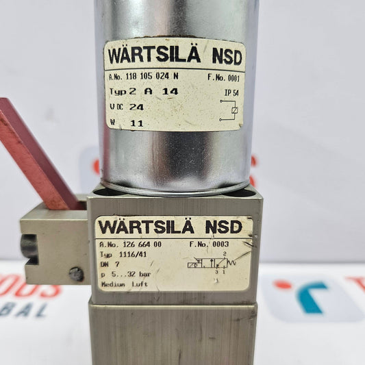 Wartsila Nsd 126 664 00 Solenoid Valve 1116/41