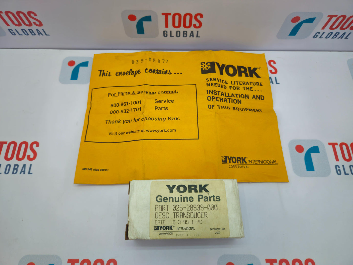 YORK INTERNATIONAL 325-25927-600 OIL PRESSURE TRANSDUCER KIT