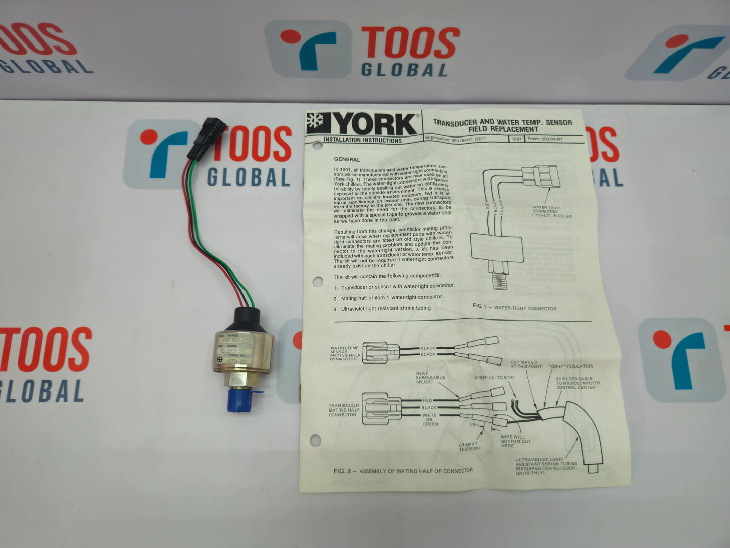 YORK INTERNATIONAL 325-25927-600 OIL PRESSURE TRANSDUCER KIT